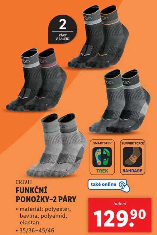 FUNKČNÍ PONOŽKY-2 PÁRY