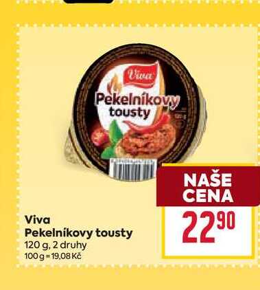Viva Pekelnikovy tousty 120 g