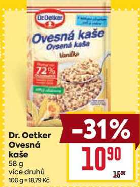 Dr. Oetker Ovesná kaše 58 g