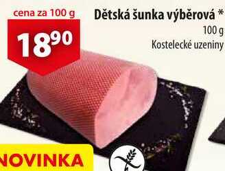 Dětská šunka výběrová, 100 g