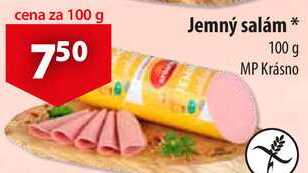 Jemný salám, 100 g 