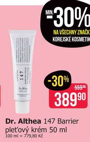 Dr. Althea 147 Barrier pleťový krém 50 ml 