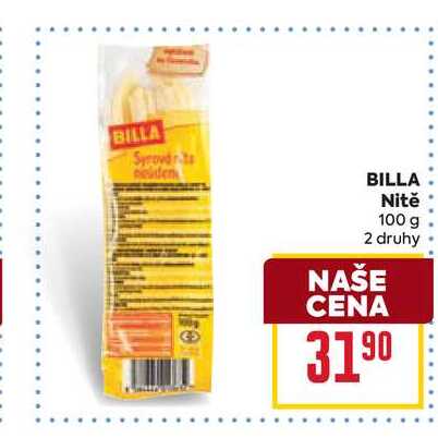 BILLA Nitě 100 g 