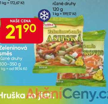 Hruška Zeleninová směs různé druhy 300-350 g 