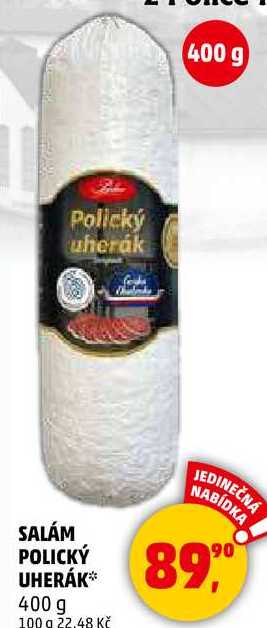 SALÁM POLICKÝ UHERÁK, 400 g 