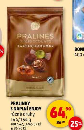 PRALINKY S NÁPLNÍ ENJOY různé druhy, 144/154 g 