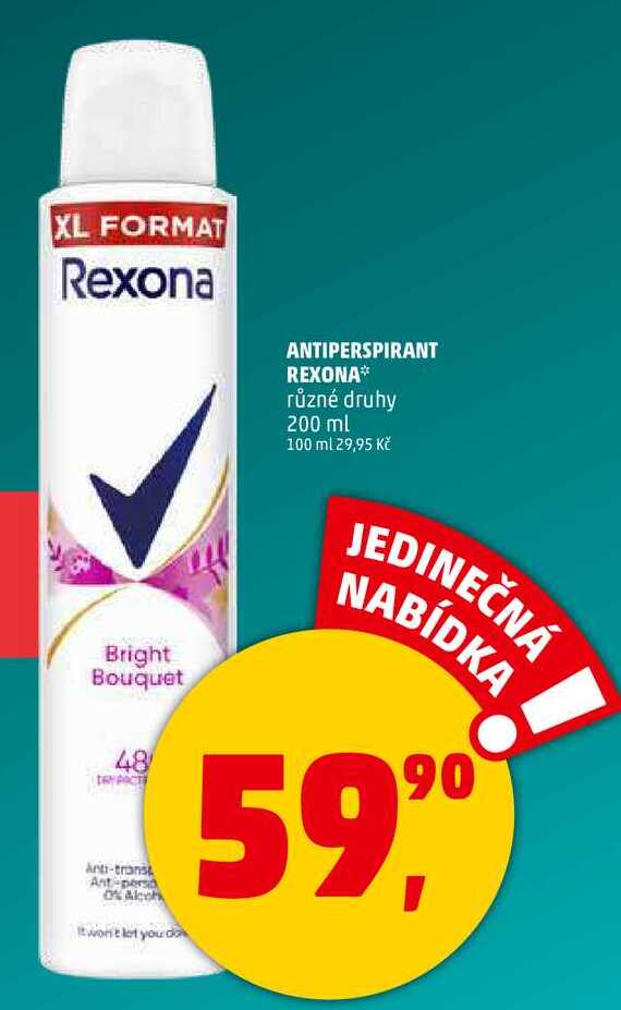 ANTIPERSPIRANT REXONA různé druhy, 200 ml 