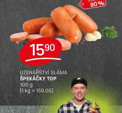 ŠPEKÁČKY TOP 100 g 