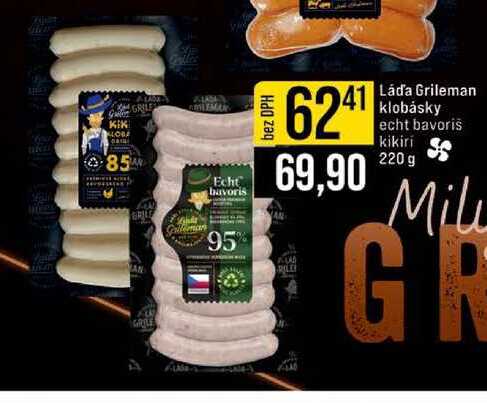 Láďa Grileman klobásky 220g