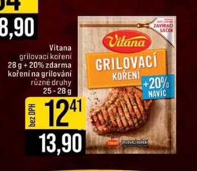 Vitana grilovaci koření 28 g  