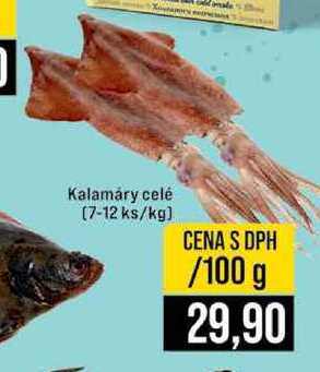 Kalamáry celé 100 g
