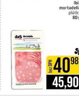 ibis Mortadella  plátky 80 g
