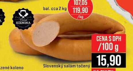 Slovenský salám točený 100 g
