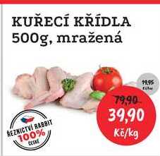 KUŘECÍ KŘÍDLA 500g, mražená 1kg 