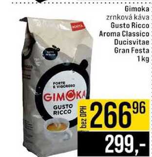 Gimoka zrnková káva 1 kg