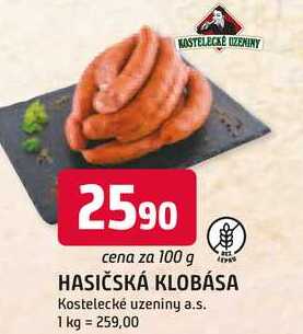 HASIČSKÁ KLOBÁSA 100g