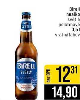 Birell Světlé pivo nealkoholické  0,5l