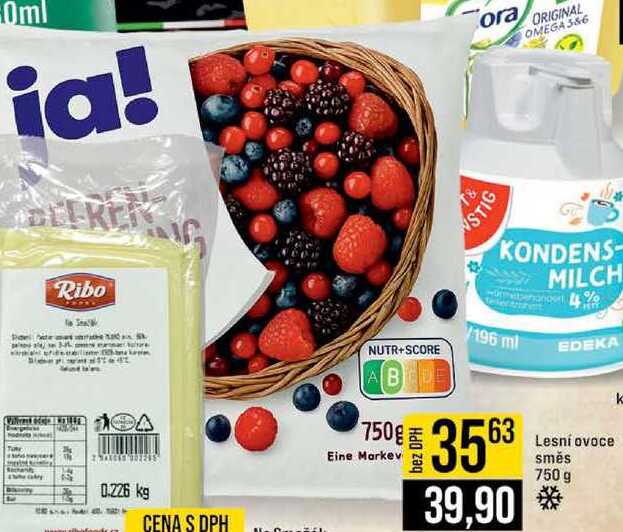 Lesní ovoce směs 750 g 