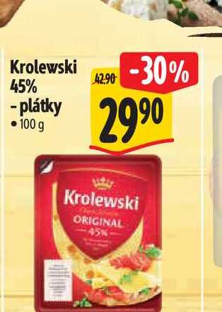 Krolewski 45% -plátky 100 g