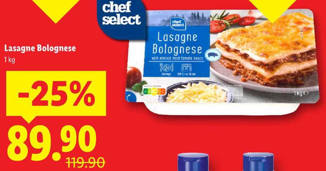 Lasagne Bolognese, 1 kg 