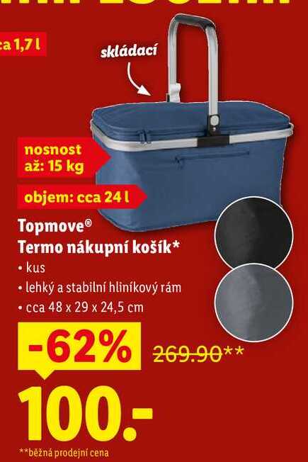 Topmove Termo nákupní košík