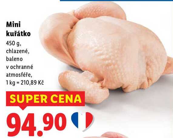 Mini kuřátko, 450 g