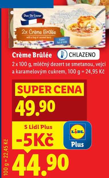 Crème Brûlée, 2x 100 g