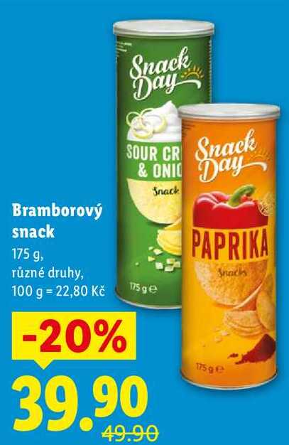 Bramborový snack, 175 g
