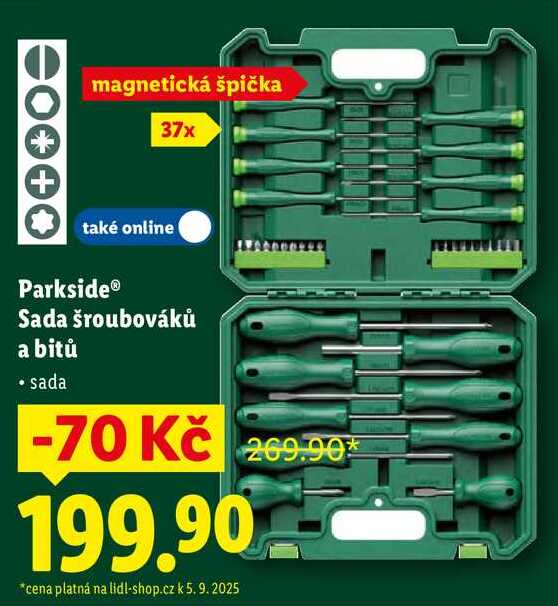 Parkside Sada šroubováků a bitů 