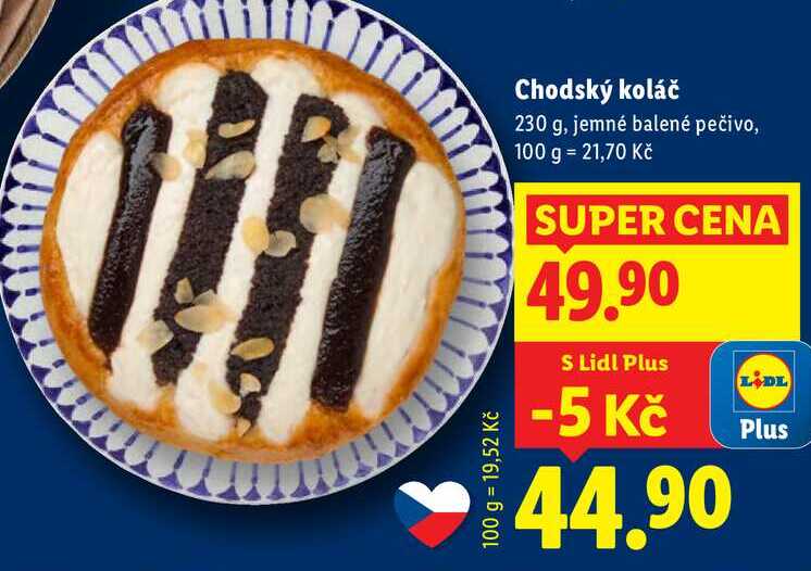 Chodský koláč, 230 g