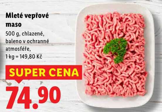 Mleté vepřové maso, 500 g