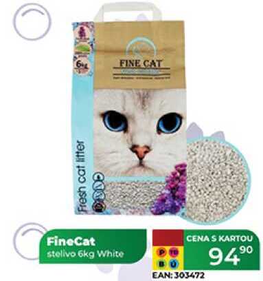 FineCat stelivo 6kg White  