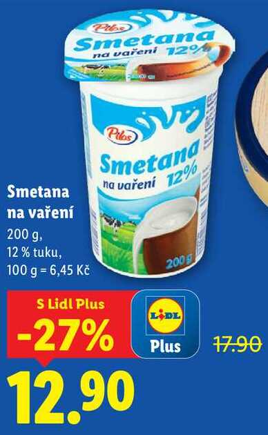 Smetana na vaření, 200 g