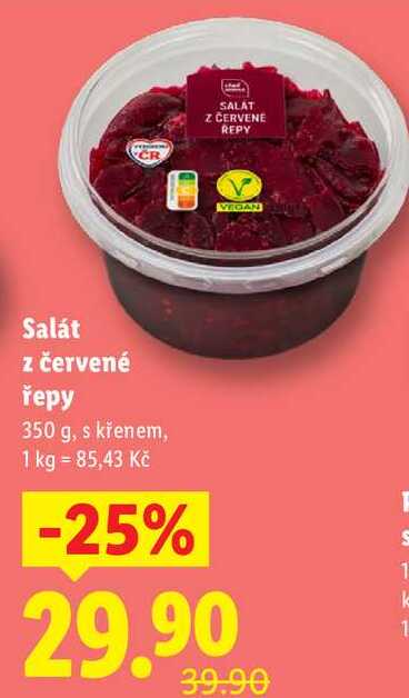 Salát z červené řepy, 350 g