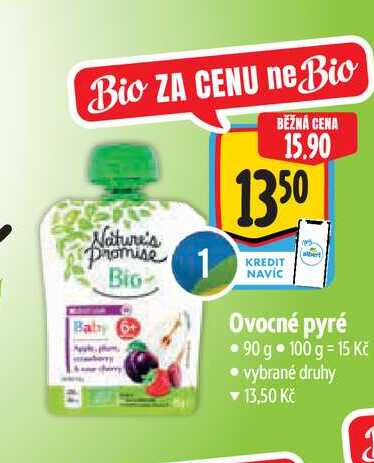   Ovocné pyré 90 g 