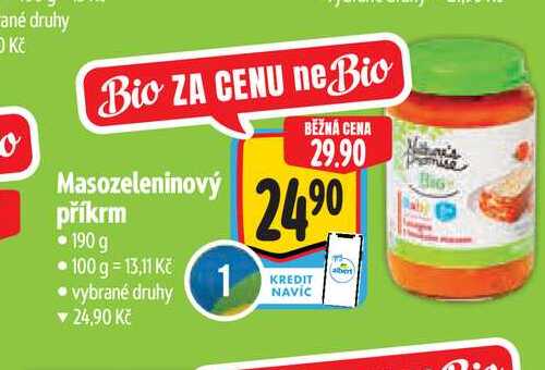   Masozeleninový příkrm 190 g 