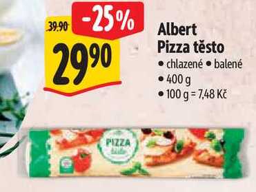 Albert Pizza těsto, 400 g