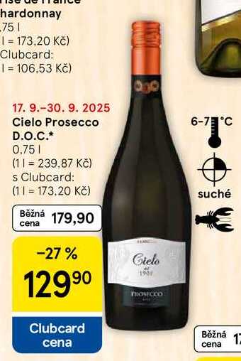 Cielo Prosecco D.O.C., 0,75 l