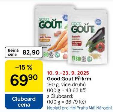 Good Gout Příkrm, 190 g, více druhů  