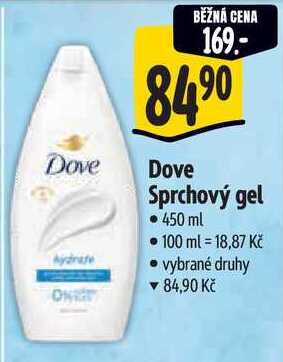 Dove Sprchový gel, 450 ml 