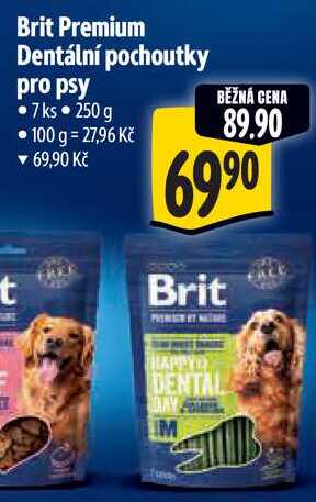 Brit Premium Dentální pochoutky pro psy, 250 g