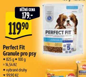 Perfect Fit Granule pro psy, 825 g