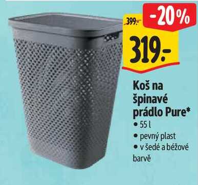 Koš na špinavé prádlo Pure* 
