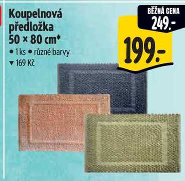 Koupelnová předložka 50 x 80 cm* 