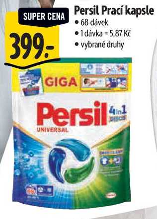 Persil Prací kapsle, 68 dávek 