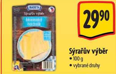 Sýrařův výběr, 100 g