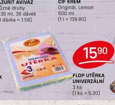 FLOP UTĚRKA UNIVERZÁLNÍ 3 ks 