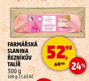 FARMÁŘSKÁ SLANINA ŘEZNÍKŮV TALÍŘ, 300 g