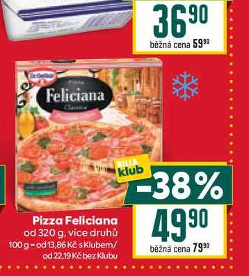 Pizza Feliciana od 320 g