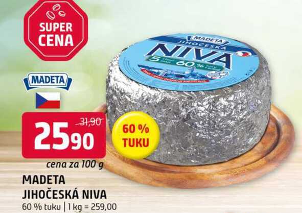 MADETA JIHOČESKÁ NIVA 100 g 